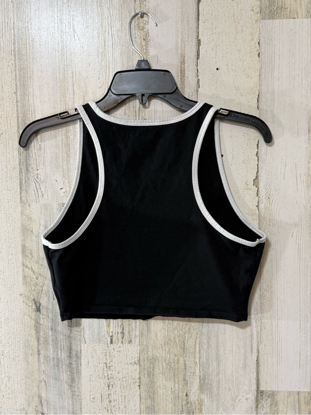 Vans Black Crop Tank with White Trim - Women's - Picture 9 of 12